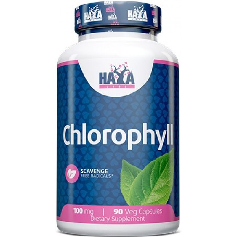 Haya Labs Klorofüll 100 mg 90 vege kapslit